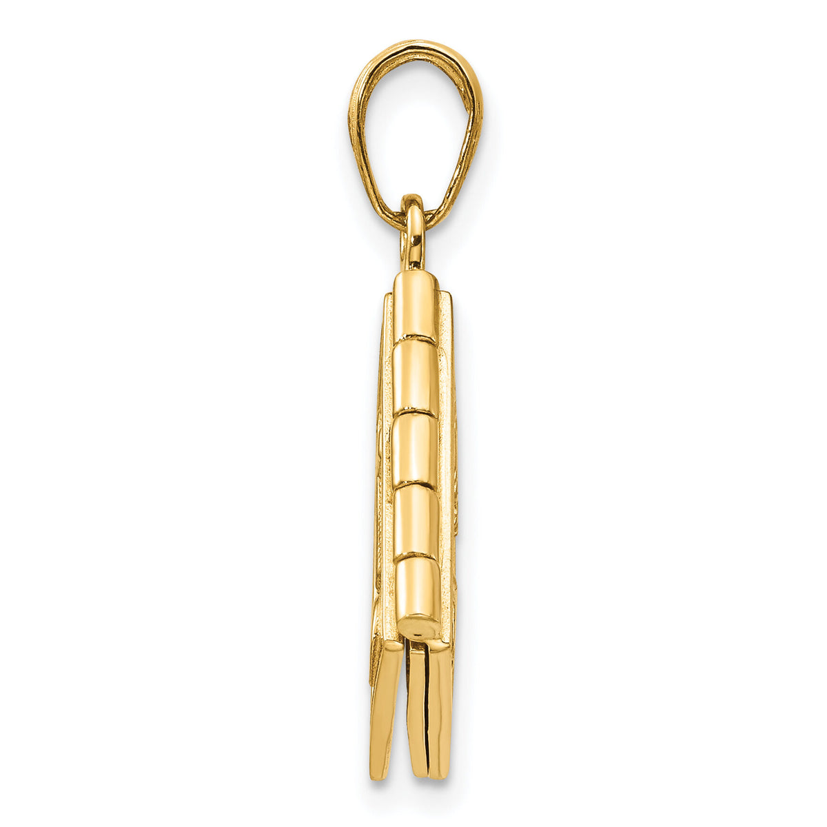 14K 3-D Moveable Pages Serenity Prayer Book Pendant-C4424