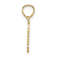 14K GOD HEARTS YOU Charm-C4435