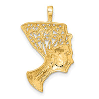 14k Satin & D/C Nefertiti Charm-C445