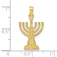 14K Menorah Pendant-C4451