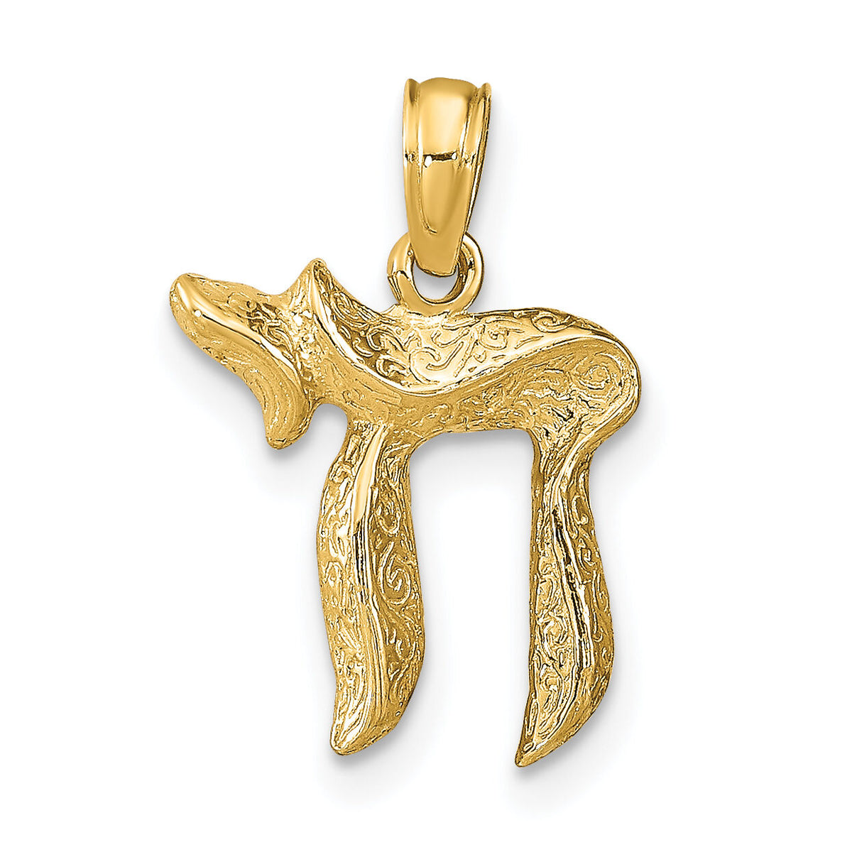 14K Chai Pendant-C4455