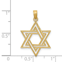 14K Star of David Pendant-C4465