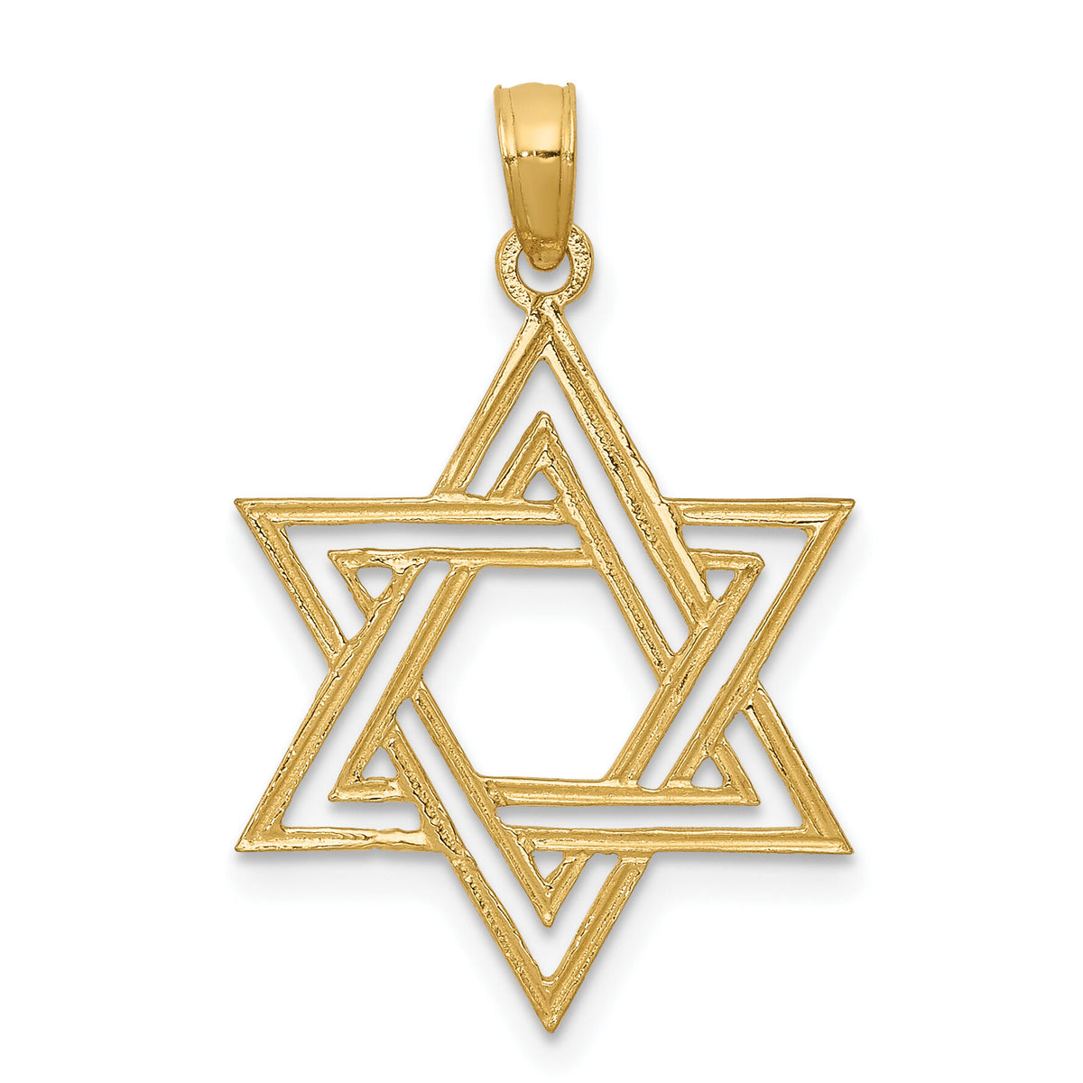 14K Star of David Pendant-C4465