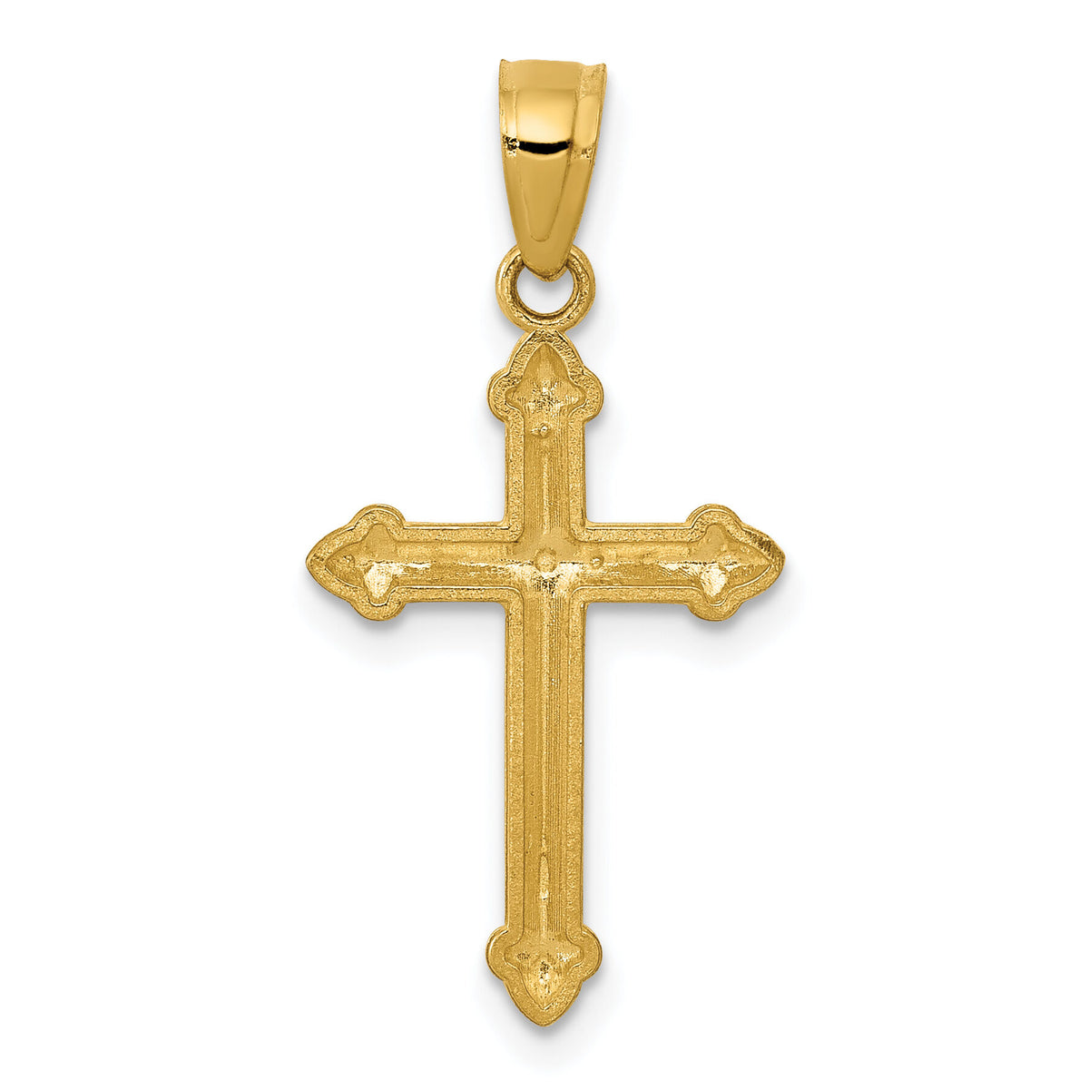 14k Passion Cross Pendant-C4474