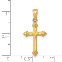 14k Passion Cross Pendant-C4474