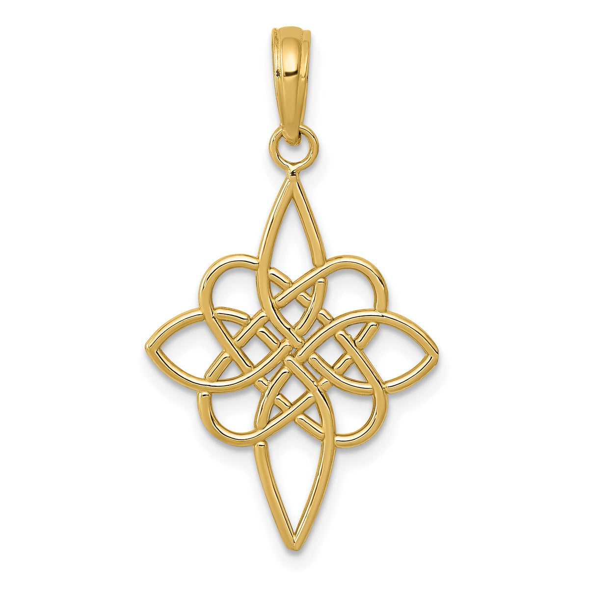 14K Celtic Knot Pendant-C4482