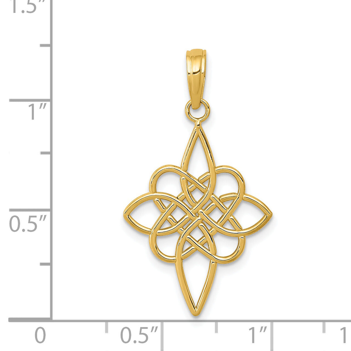 14K Celtic Knot Pendant-C4482