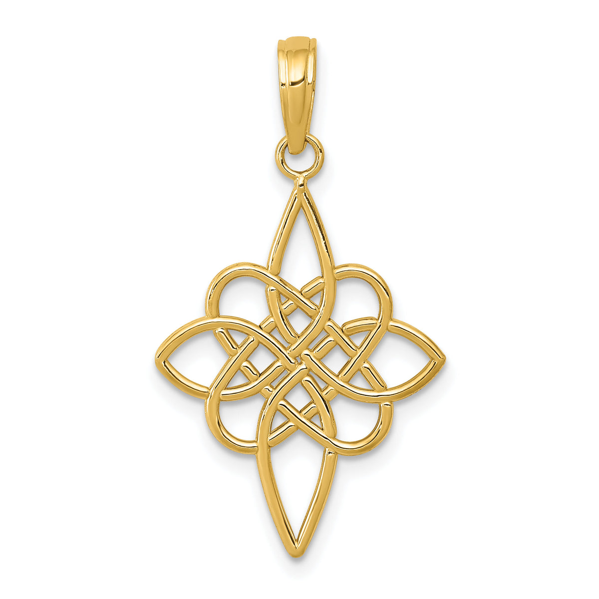 14K Celtic Knot Pendant-C4482
