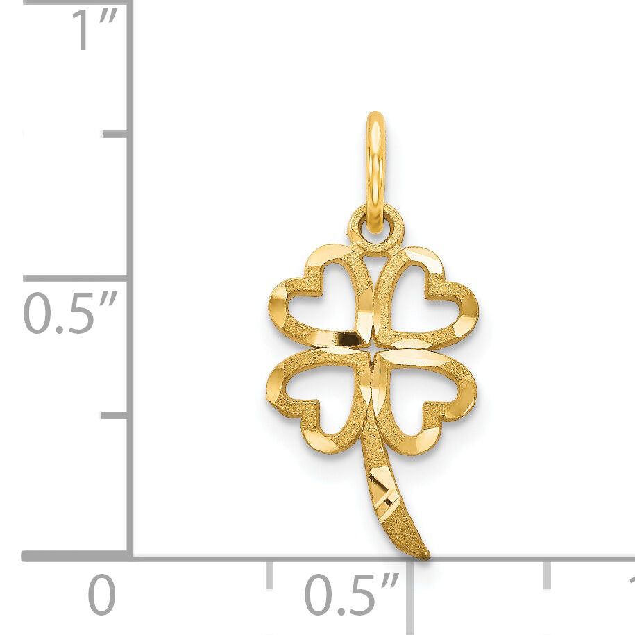 14k 4 Leaf Clover Charm-C451
