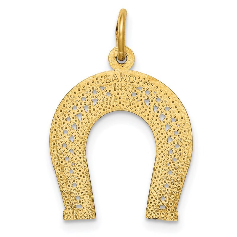 14k Horseshoe Charm-C453