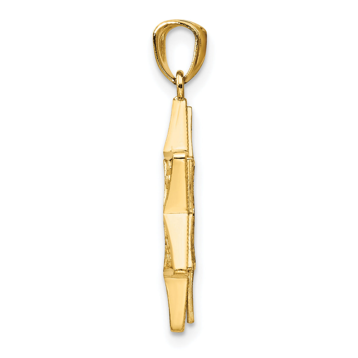 14k Two-tone Star of David Pendant-C4531