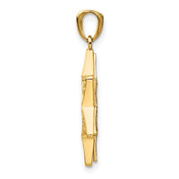 14k Two-tone Star of David Pendant-C4531