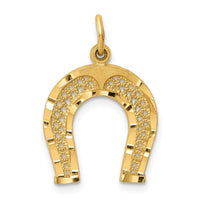 14k Horseshoe Charm-C453