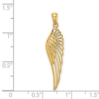 14K Angel Wing Pendant-C4572