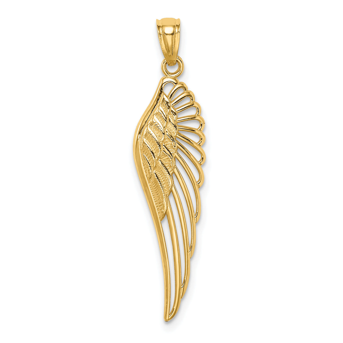 14K Angel Wing Pendant-C4572