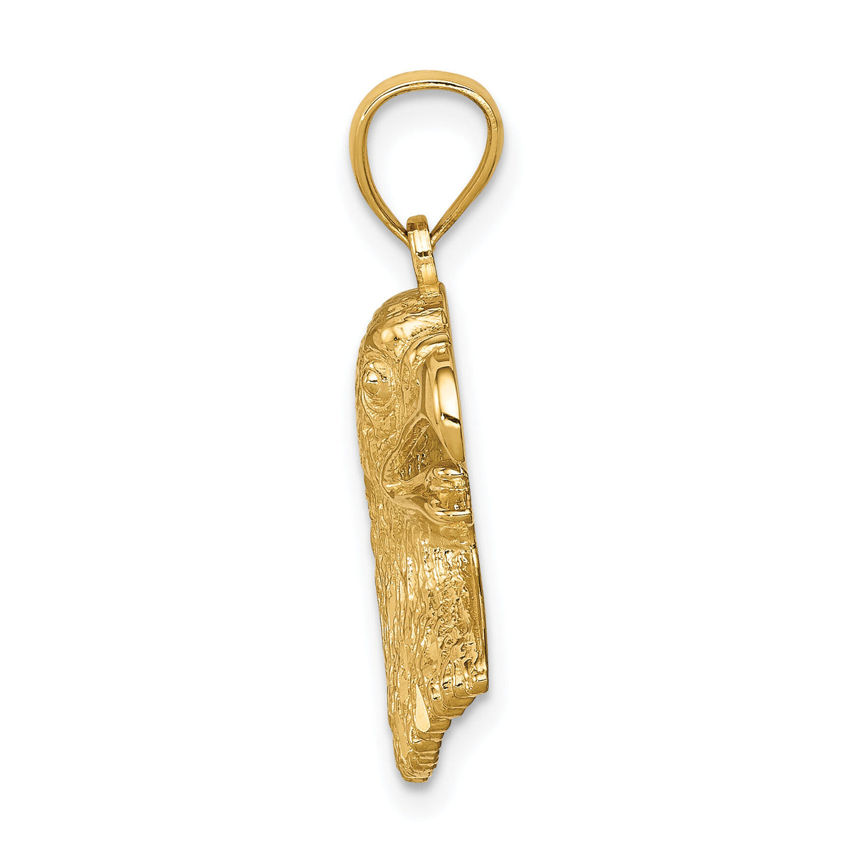 14K Diamond-Cut Eagle Pendant-C4576