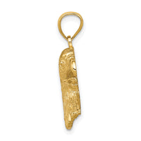 14K Diamond-Cut Eagle Pendant-C4576