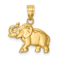 14K Elephant Pendant-C4584