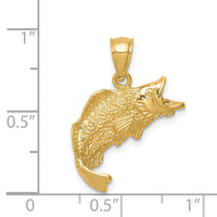 14K Fish Pendant-C4587