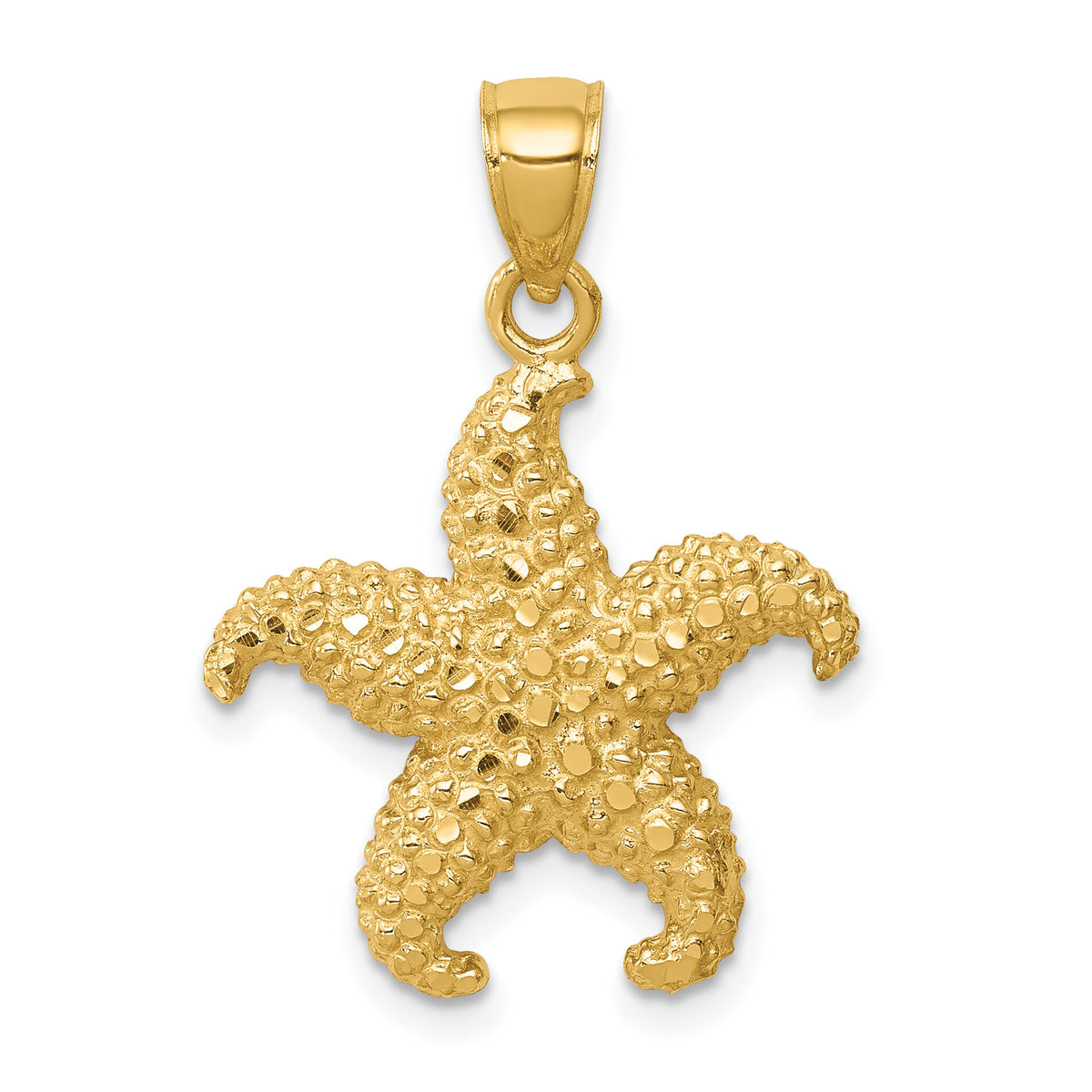 14K Starfish Pendant-C4610