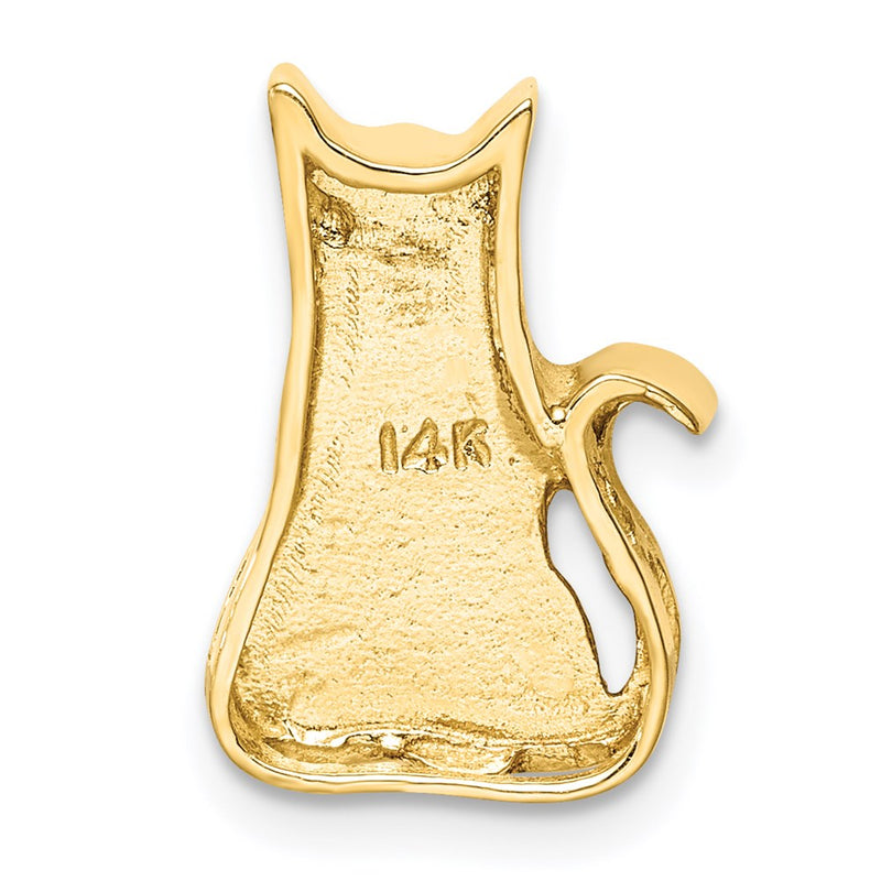 14K Cat Chain Slide-C4626