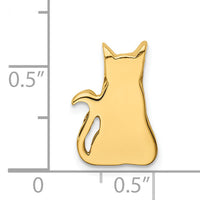 14K Cat Chain Slide-C4626