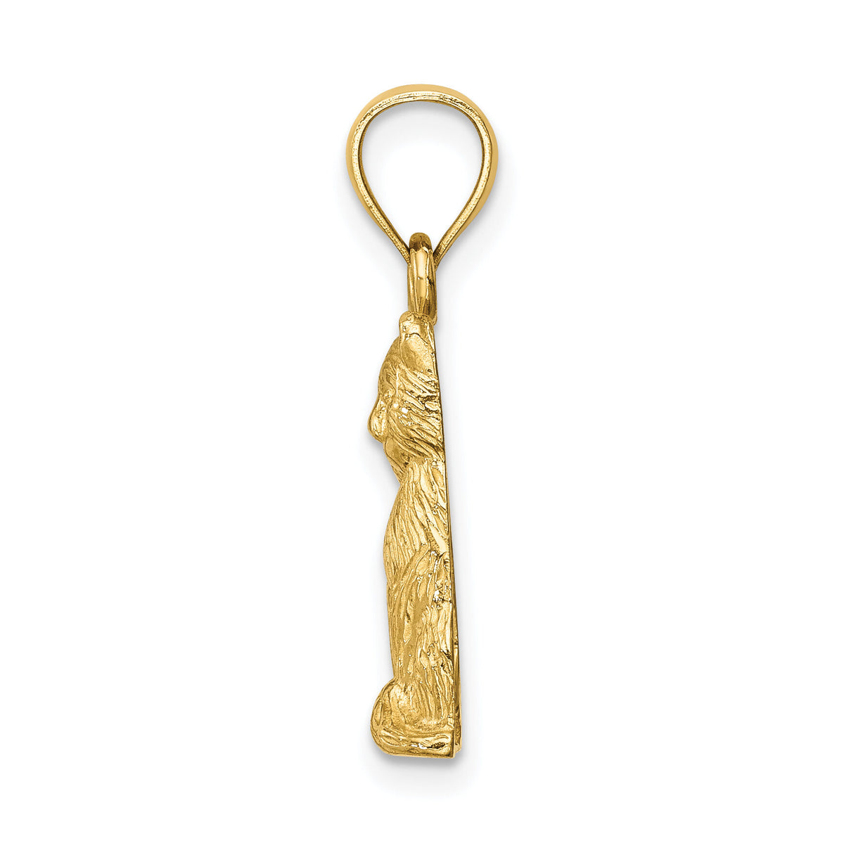 14K Cat Pendant-C4627