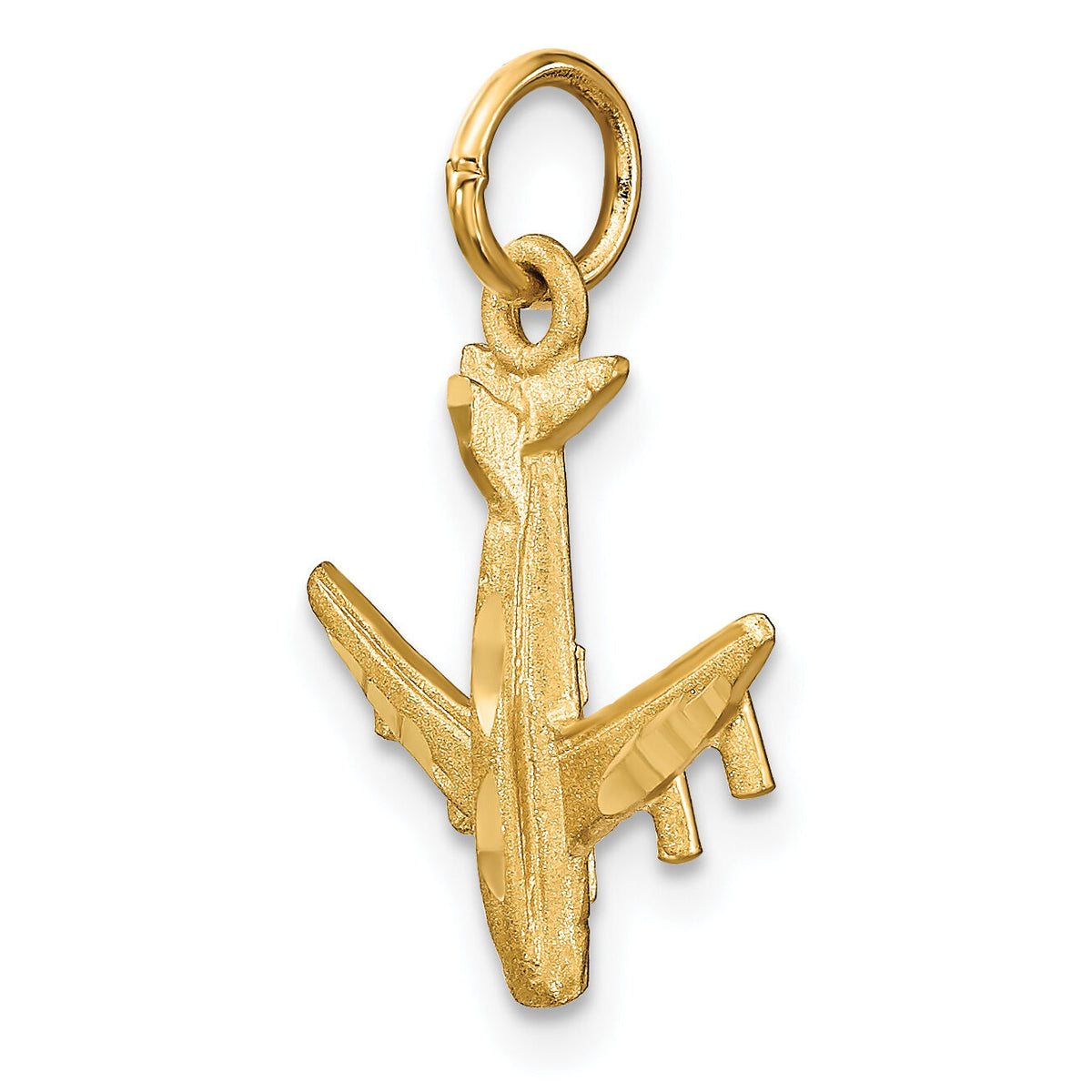 14k 3-D Airplane Charm-C463