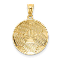 14K Soccer Ball Pendant-C4631