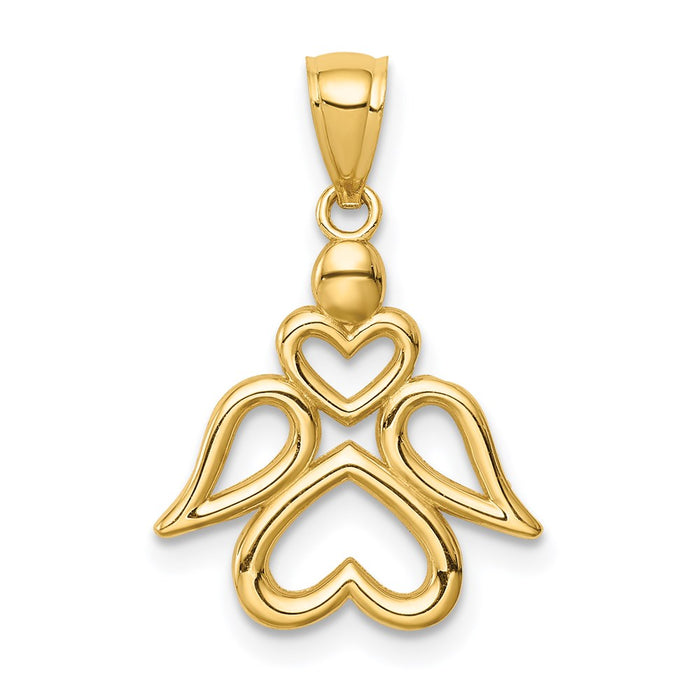 14K Angel Pendant-C4659