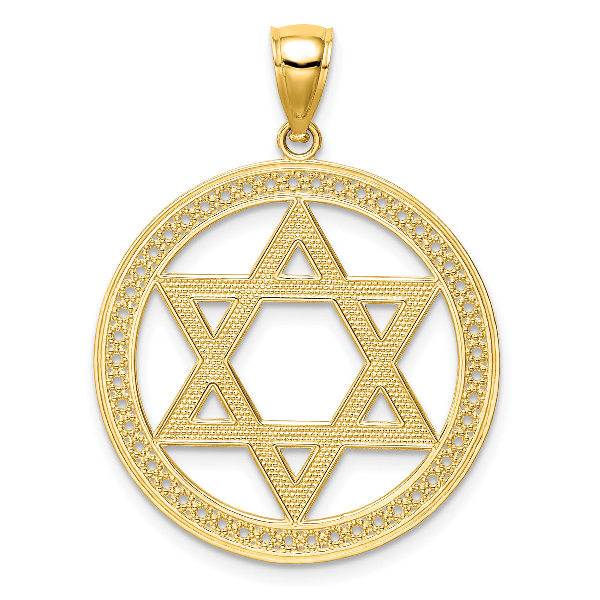 14K Star of David Pendant-C4660