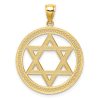 14K Star of David Pendant-C4660