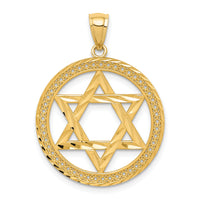 14K Star of David Pendant-C4660