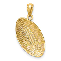 14K Football Pendant-C4689