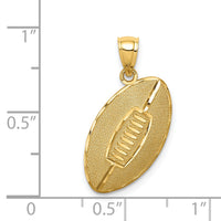 14K Football Pendant-C4689