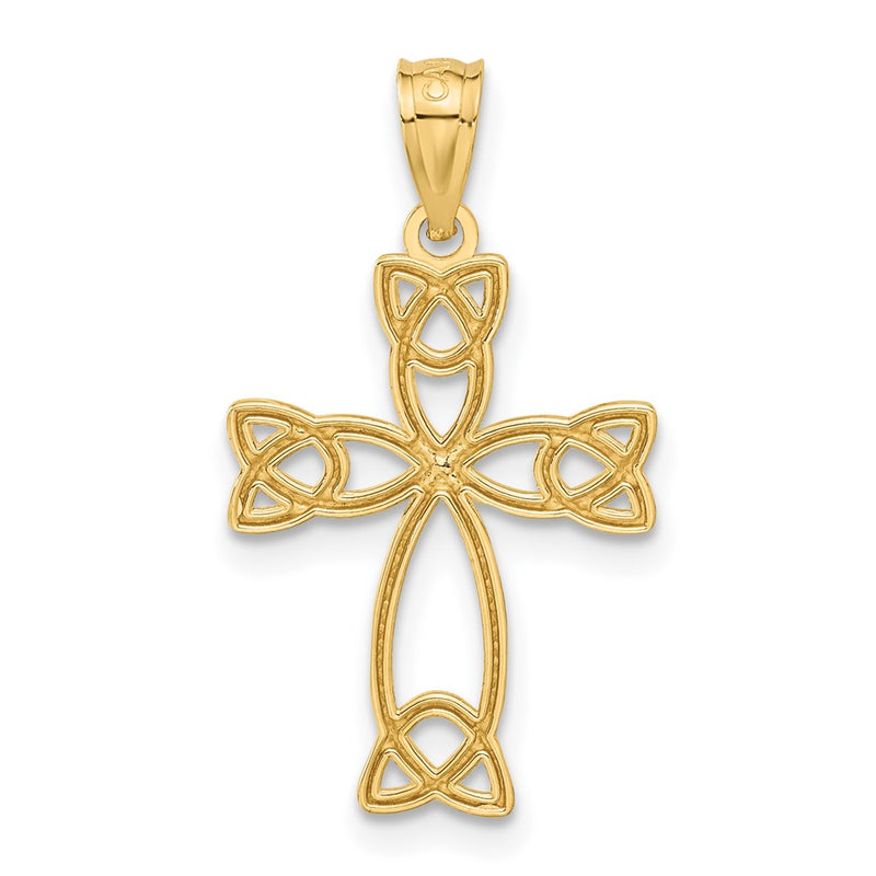 14K Celtic Knot Cross-C4697