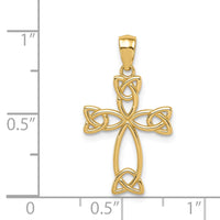 14K Celtic Knot Cross-C4697