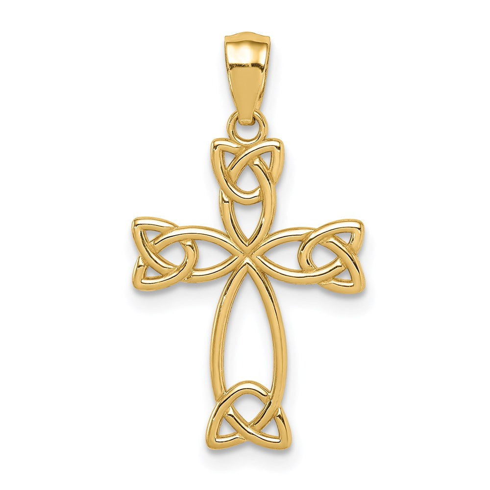 14K Celtic Knot Cross-C4697