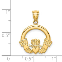 14K Claddagh Pendant-C4719