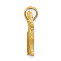 14K Diamond-cut German Shepherd Pendant-C4729