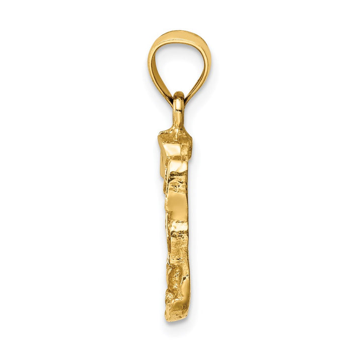 14K Nugget Pendant-C4737