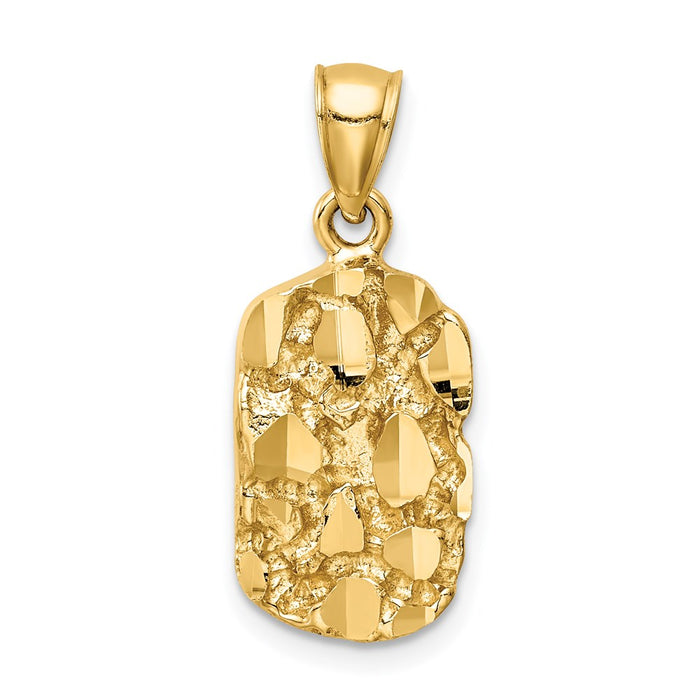 14K Nugget Pendant-C4737