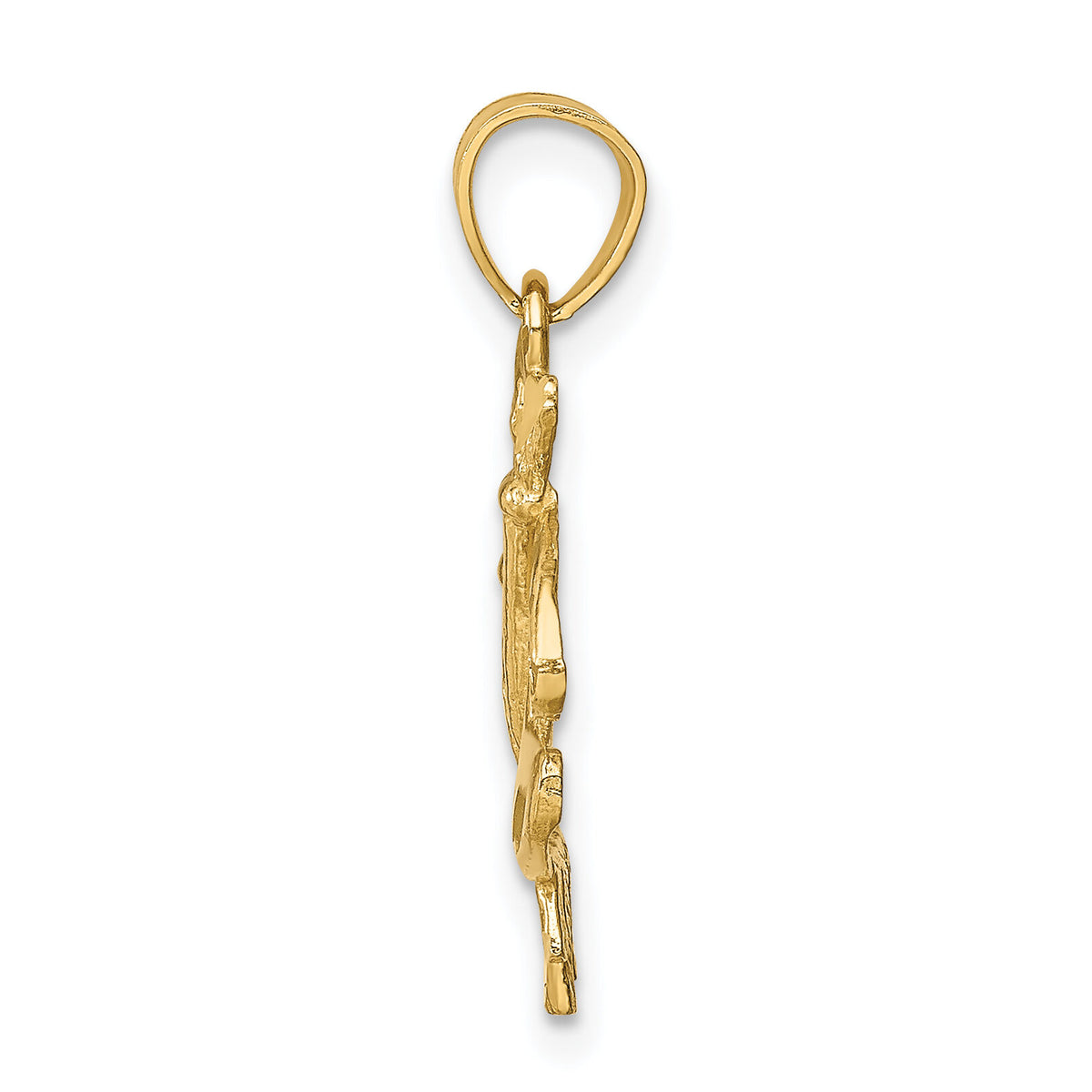 14K D/C Paint Palette Pendant-C4757
