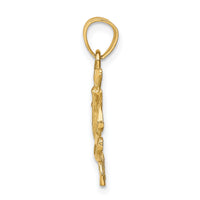 14K D/C Paint Palette Pendant-C4757