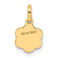 14K Enamel Flower Charm-C4784