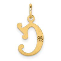 14K Diamond-cut Letter C Initial Charm-C4833C