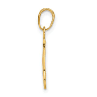 14k and White Rhodium D/C 3D Pliers Pendant-C4927