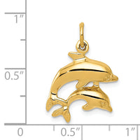 14k Dolphin Charm-C493