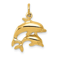 14k Dolphin Charm-C493