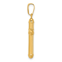 14K Polished Cross Pendant-C4939